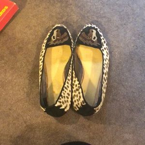 Susan Bennis Warren Edwards size 9 horsehair shoes